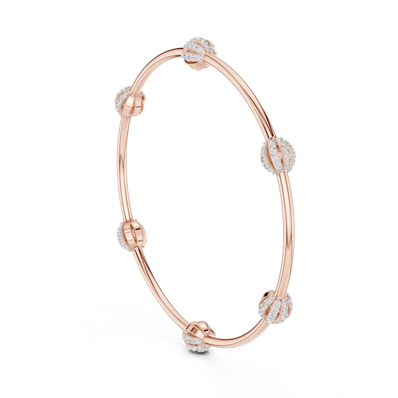 18K Gold Round Diamond Pavé Bracelet – 1.26 ct (12-10001-LB) – Bracelets by Ivanka & Co