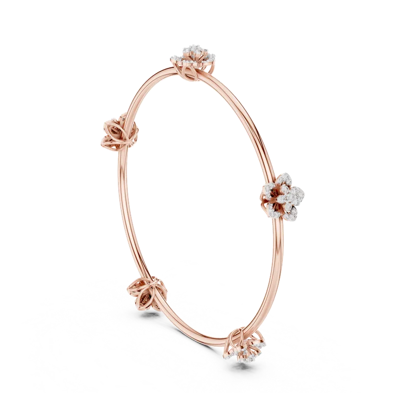 18K Gold Round Diamond Pavé Bracelet – 1.04 ct (12-10004-LB) – Bracelets by Ivanka & Co