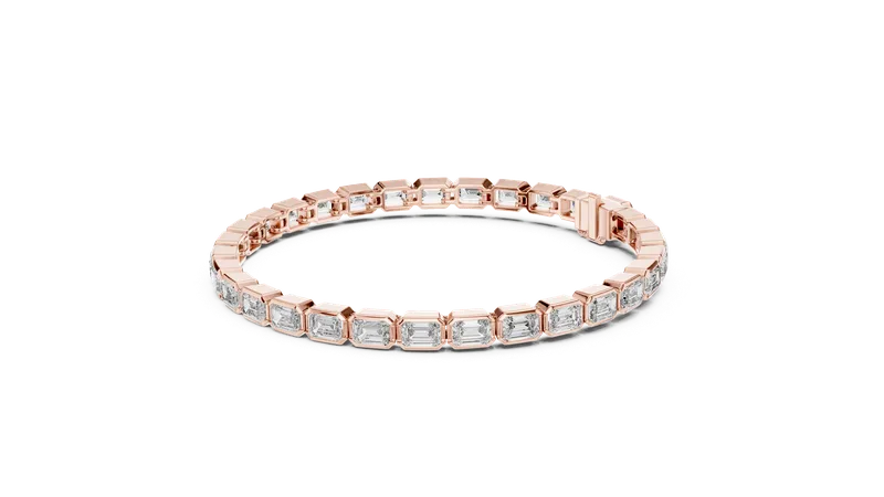 18K Gold Emerald Diamond Pavé Bracelet – 9.3 ct (GLBR-0002) – Bracelets by Ivanka & Co