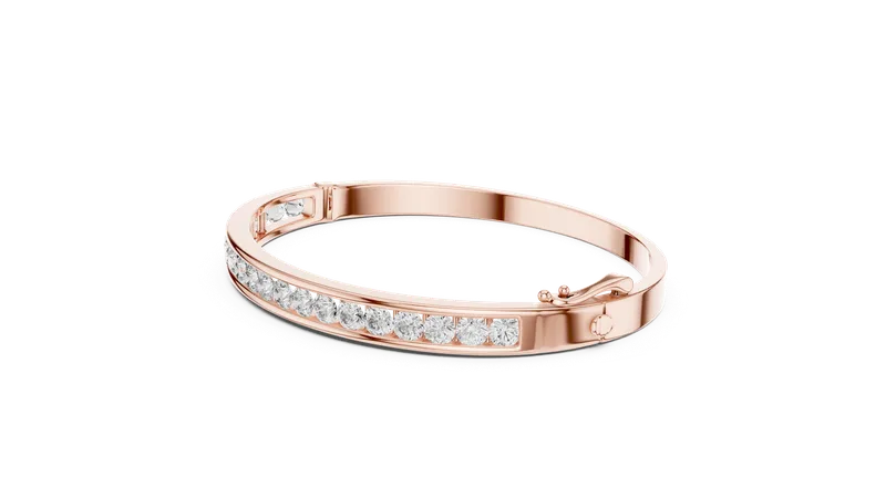 18K Gold Round Diamond Pavé Bracelet – 3.465 ct (GLBR-0005) – Bracelets by Ivanka & Co