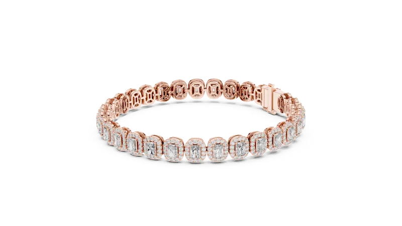 18K Gold Diamond Pavé Bracelet – 7.04 ct (GLBR-0006) – Bracelets by Ivanka & Co