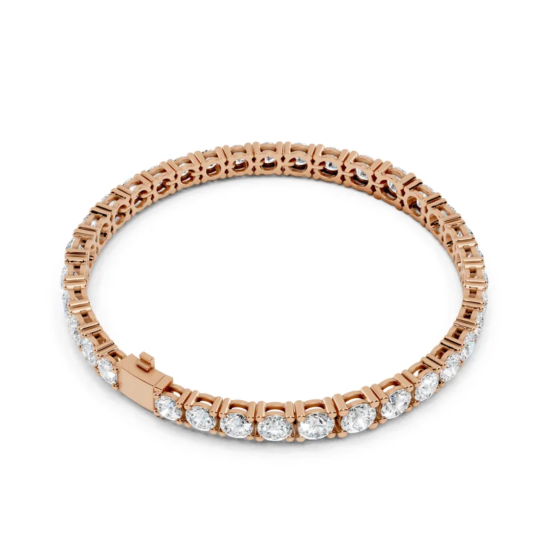 18K Gold Round Diamond Pavé Bracelet – 13.198 ct (GLBR-0016) – Bracelets by Ivanka & Co