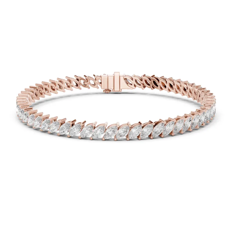 18K Gold Marquise Diamond Pavé Bracelet – 8.4 ct (GLBR-0018) – Bracelets by Ivanka & Co