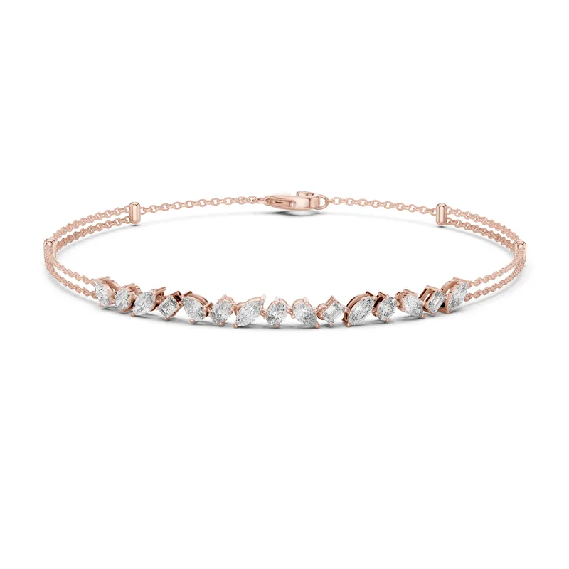 18K Gold Diamond Pavé Bracelet – 1.5 ct (GLBR-0020) – Bracelets by Ivanka & Co