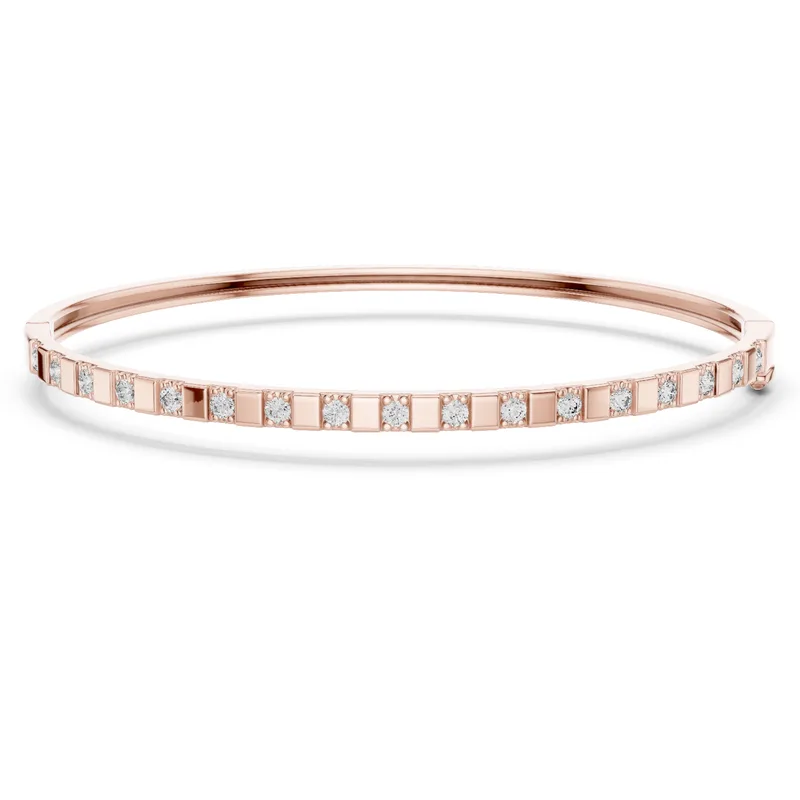 18K Gold Round Diamond Pavé Bracelet – 0.51 ct (GLBR-0033) – Bracelets by Ivanka & Co