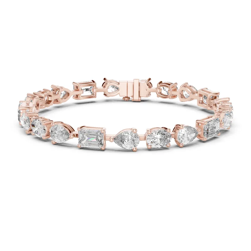 18K Gold Diamond Pavé Bracelet – 15.48 ct (GLBR-0035) – Bracelets by Ivanka & Co