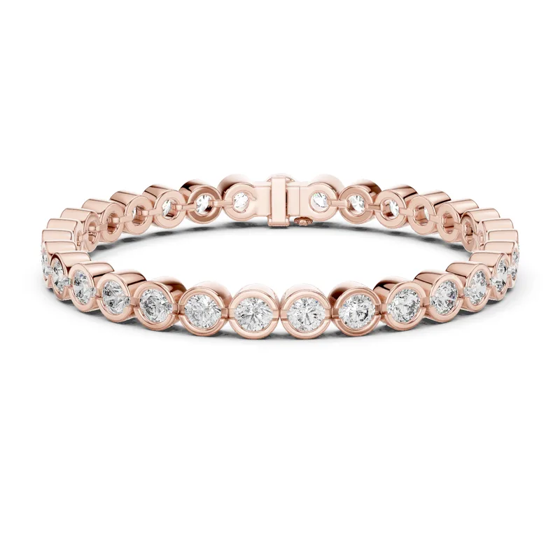18K Gold Round Diamond Pavé Bracelet – 9.3 ct (GLBR-0038) – Bracelets by Ivanka & Co