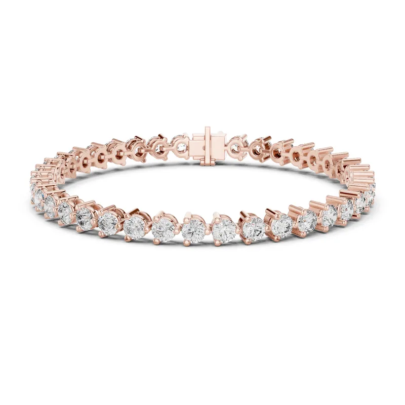 18K Gold Round Diamond Pavé Bracelet – 7.98 ct (GLBR-0041) – Bracelets by Ivanka & Co