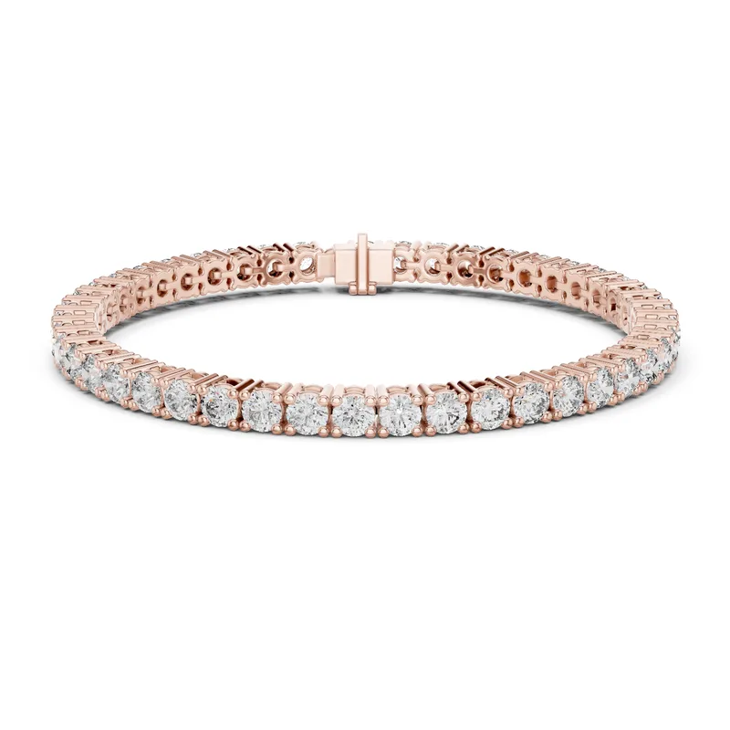 18K Gold Round Diamond Pavé Bracelet – 7.425 ct (GLBR-0044) – Bracelets by Ivanka & Co