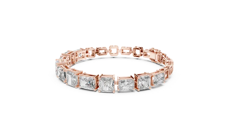 18K Gold Emerald Diamond Pavé Bracelet – 13.44 ct (GLBR-0045) – Bracelets by Ivanka & Co