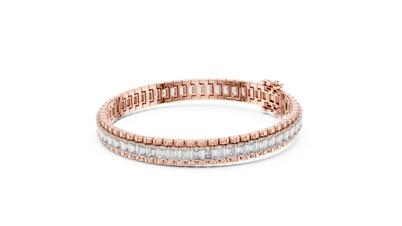 18K Gold Emerald Diamond Pavé Bracelet – 12 ct (GLBR-0111) – Bracelets by Ivanka & Co