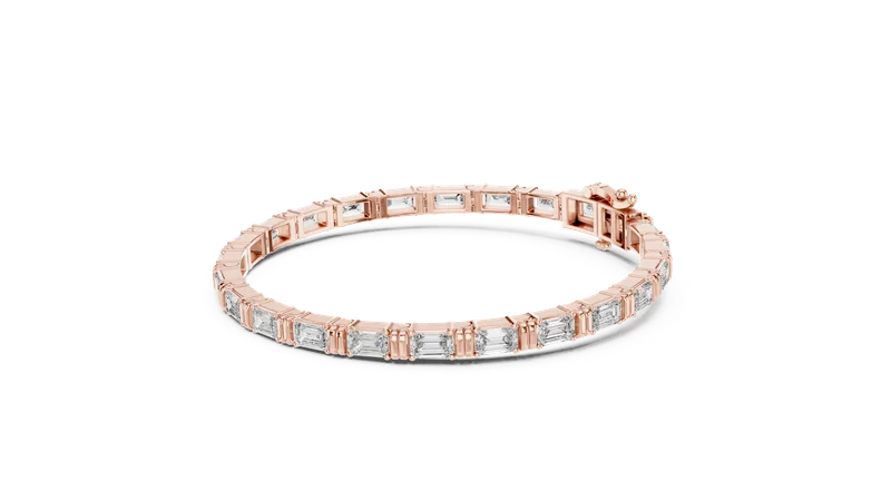 18K Gold Emerald Diamond Pavé Bracelet – 8.96 ct (GLBR-0113) – Bracelets by Ivanka & Co
